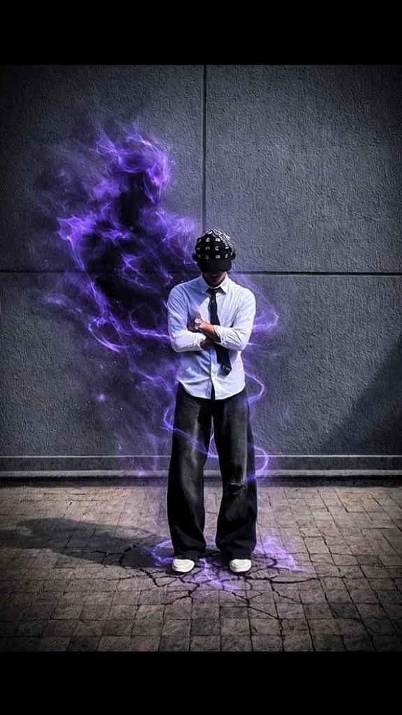 The Shadow I Carry Echoes Of Another Self AI Photo Prompt preview example result