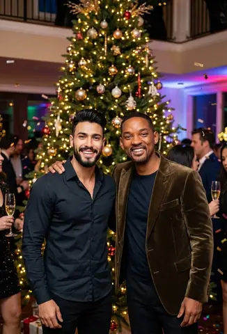 New Year Couple Portrait NYC - copy paste viral AI prompt
