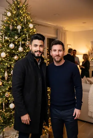 New Year Friends Portrait Photo - copy paste viral AI prompt