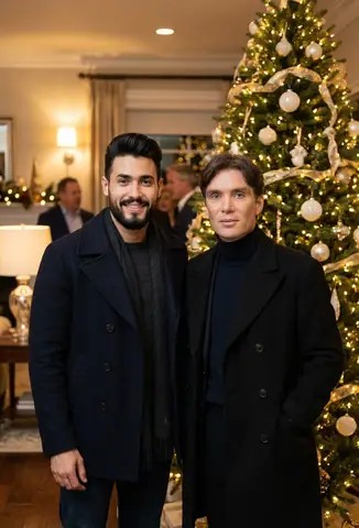 New Year Friends Portrait London - copy paste viral AI prompt