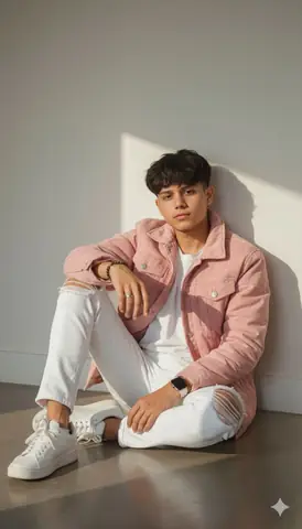 Young Man Casual Portrait - copy paste viral AI prompt
