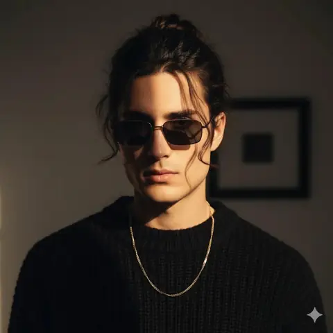 Young Boy Fashion Portrait - copy paste viral AI prompt