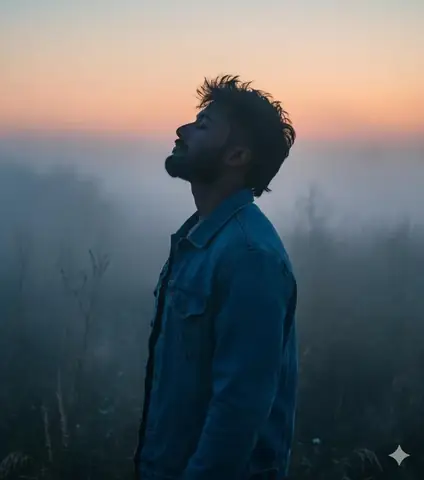 Mullet Man Wilderness Portrait - copy paste viral AI prompt