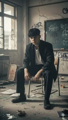 Suzuran Student Rebel Portrait - copy paste viral AI prompt