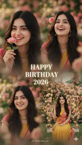 Indian Girl Portrait Collage - copy paste viral AI prompt