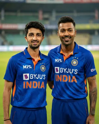 Indian Cricket Stars Portrait - copy paste viral AI prompt