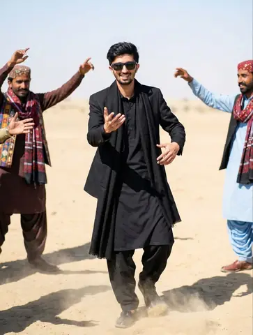 Young Man Desert Portrait Rath - copy paste viral AI prompt
