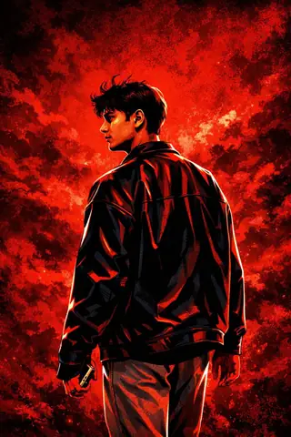Tamil Gangster Movie Poster Style - copy paste viral AI prompt