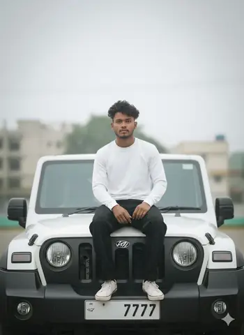 Ranveer Singh Style Car Pose - copy paste viral AI prompt