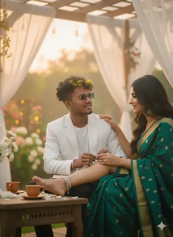 Romantic Moment in Style - copy paste viral AI prompt