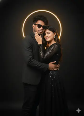 Elegant Couple in Love Style - copy paste viral AI prompt