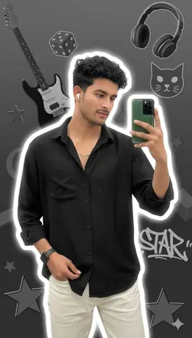 Trendy Boy Mirror Selfie Style - copy paste viral AI prompt
