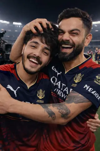 kohli rcb jersey boy - copy paste viral AI prompt