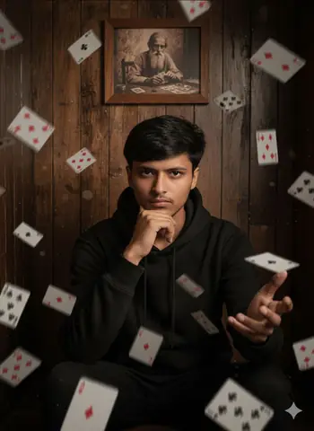 black hoodie boy telekinesis - copy paste viral AI prompt