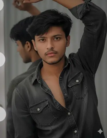 boy mirror selfie - copy paste viral AI prompt