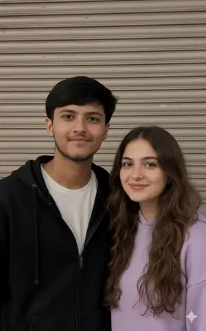 couple night selfie - copy paste viral AI prompt