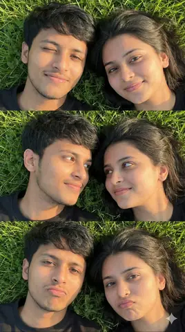 couple green grass selfie - copy paste viral AI prompt