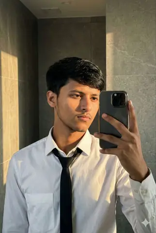 man mirror selfie - copy paste viral AI prompt