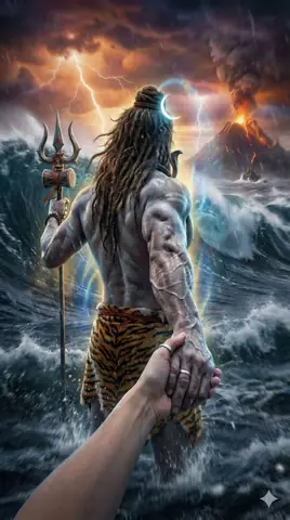Lord Shiva Inspired Epic Storm Scene - copy paste viral AI prompt