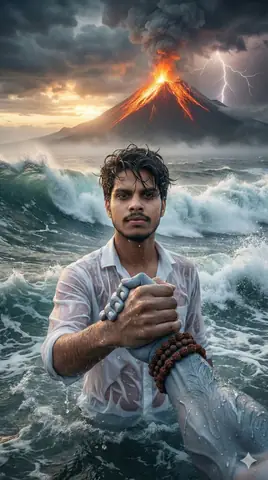 Lord Shiva Inspired Stormy Ocean Guidance - copy paste viral AI prompt