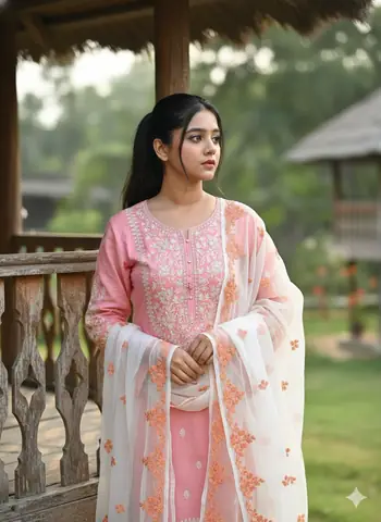 Serene South Asian Beauty Inspired - copy paste viral AI prompt