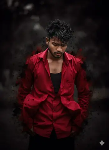 Intense Action Hero Style Portrait - copy paste viral AI prompt