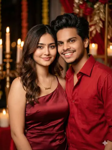Celebrity Couple Inspired Valentine's Look - copy paste viral AI prompt