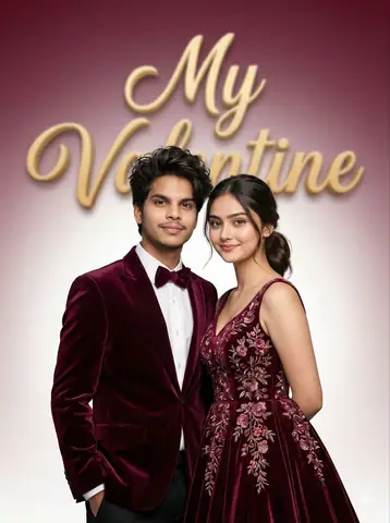 Valentine's Day Couple in Velvet Style - copy paste viral AI prompt