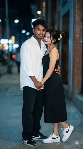 Couple Nike Sneakers - copy paste viral AI prompt