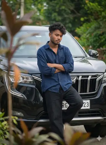 Black Xuv700 Boy - copy paste viral AI prompt