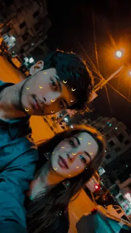 streetlight blue selfie girl - copy paste viral AI prompt