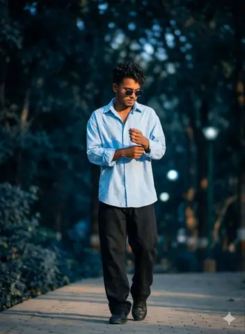 Blue Shirt Boy - copy paste viral AI prompt