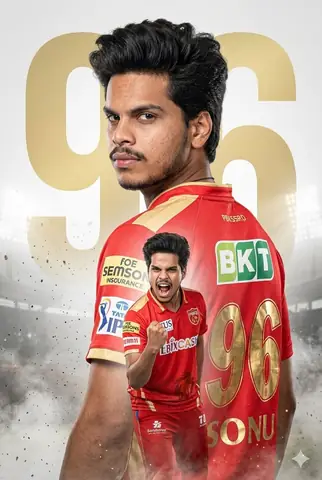 Punjab Kings Jersey Boy - copy paste viral AI prompt