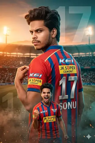 KL Rahul Jersey Boy - copy paste viral AI prompt