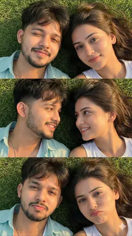 Couple Green Grass Selfie - copy paste viral AI prompt