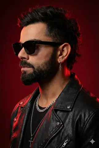 Black Jacket Man Profile - copy paste viral AI prompt