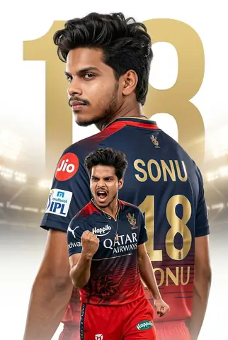 Virat Kohli RCB Fan Style AI Photo Prompt - copy paste viral AI prompt