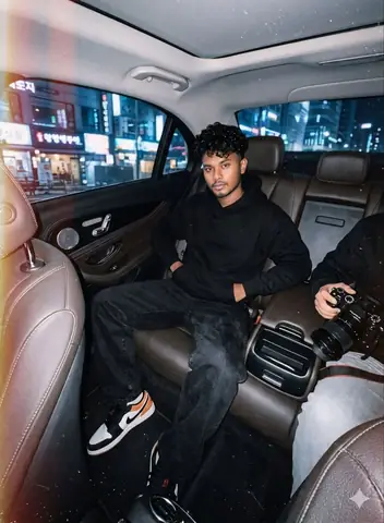 Viral grunge boy Seoul supercar gemini prompt - copy paste viral AI prompt