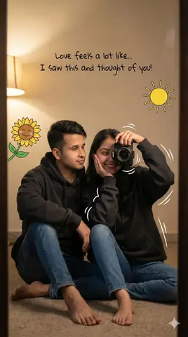 Indian Couple Mirror Selfie Gemini Prompt - copy paste on Gemini AI
