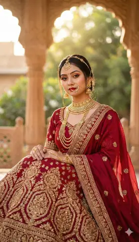 Stunning Indian Bride Gemini Prompt - copy paste on Gemini AI