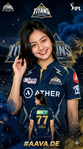 Rohit Sharma Style 77 Gill Gujarat Titans Gemini Prompt - copy paste on Gemini AI