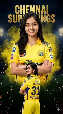 Ms Dhoni Csk Fan Style Jersey Gemini Prompt - copy paste on Gemini AI