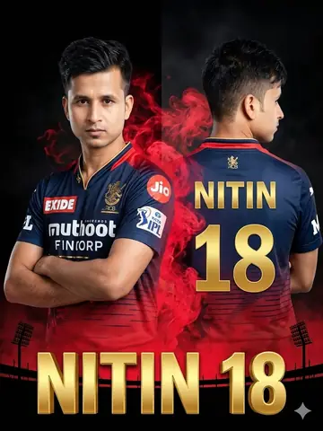 Virat Kohli Rcb Poster Gemini Prompt - copy paste on Gemini AI