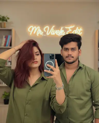 Romantic couple mirror selfie gemini prompt - copy paste on Gemini AI