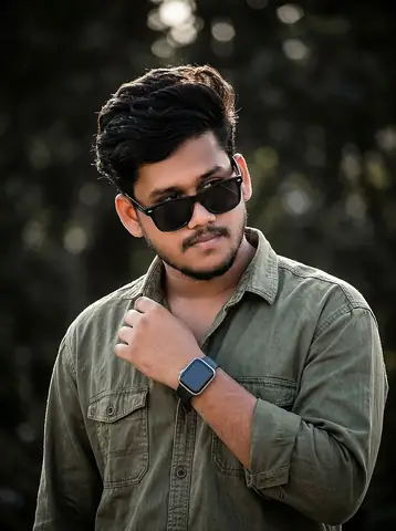 Handsome Indian boy cinematic waist up gemini prompt - copy paste on Gemini AI