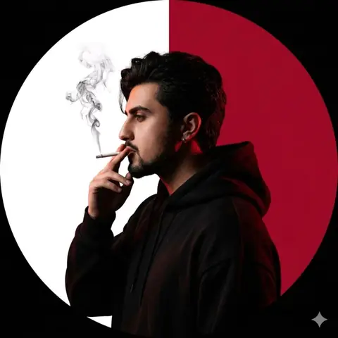 Viral Boy Smoking Profile Gemini Prompt - copy paste on Gemini AI