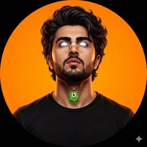 Muscular Indian Man Glowing Eyes Gemini Prompt - copy paste on Gemini AI