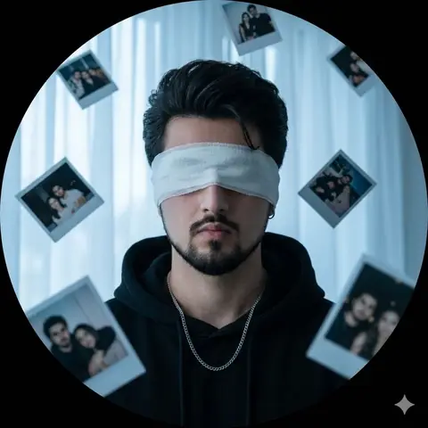 Blindfolded boy polaroid photos gemini prompt - copy paste on Gemini AI