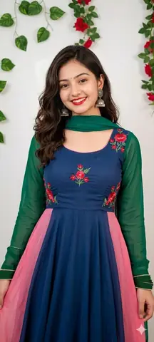 Elegant girl traditional dress gemini prompt - copy paste on Gemini AI