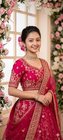 Beautiful Indian Girl Saree Gemini Prompt - copy paste on Gemini AI
